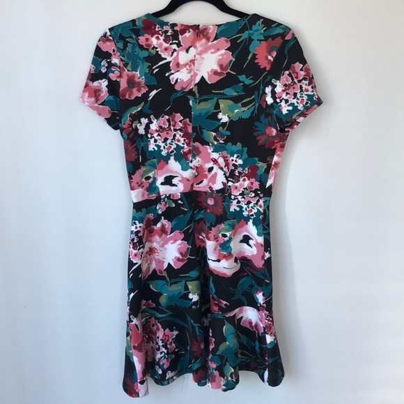 Love...Ady floral dress medium black pink - Picture 5 of 5
